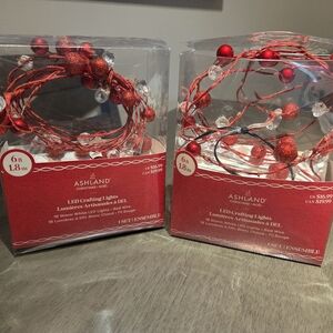 Ashland Sparkling Red LED String Lights (Set Of 2 Boxes)